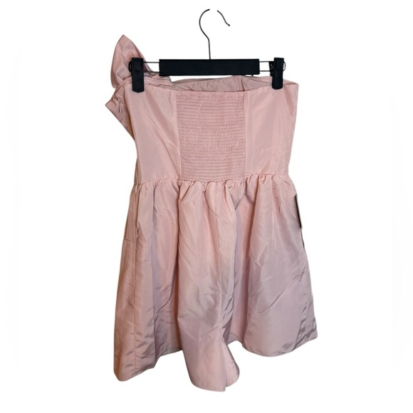 Nwt Express Baby Pink Floral Bow Strapless Romper - Picture 4 of 8